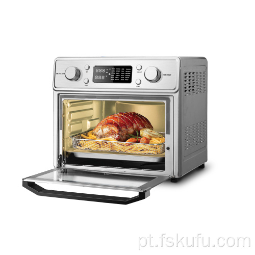 Forno multifuncional para fritadeira de ar comprimido 24 em 1 com porta dupla